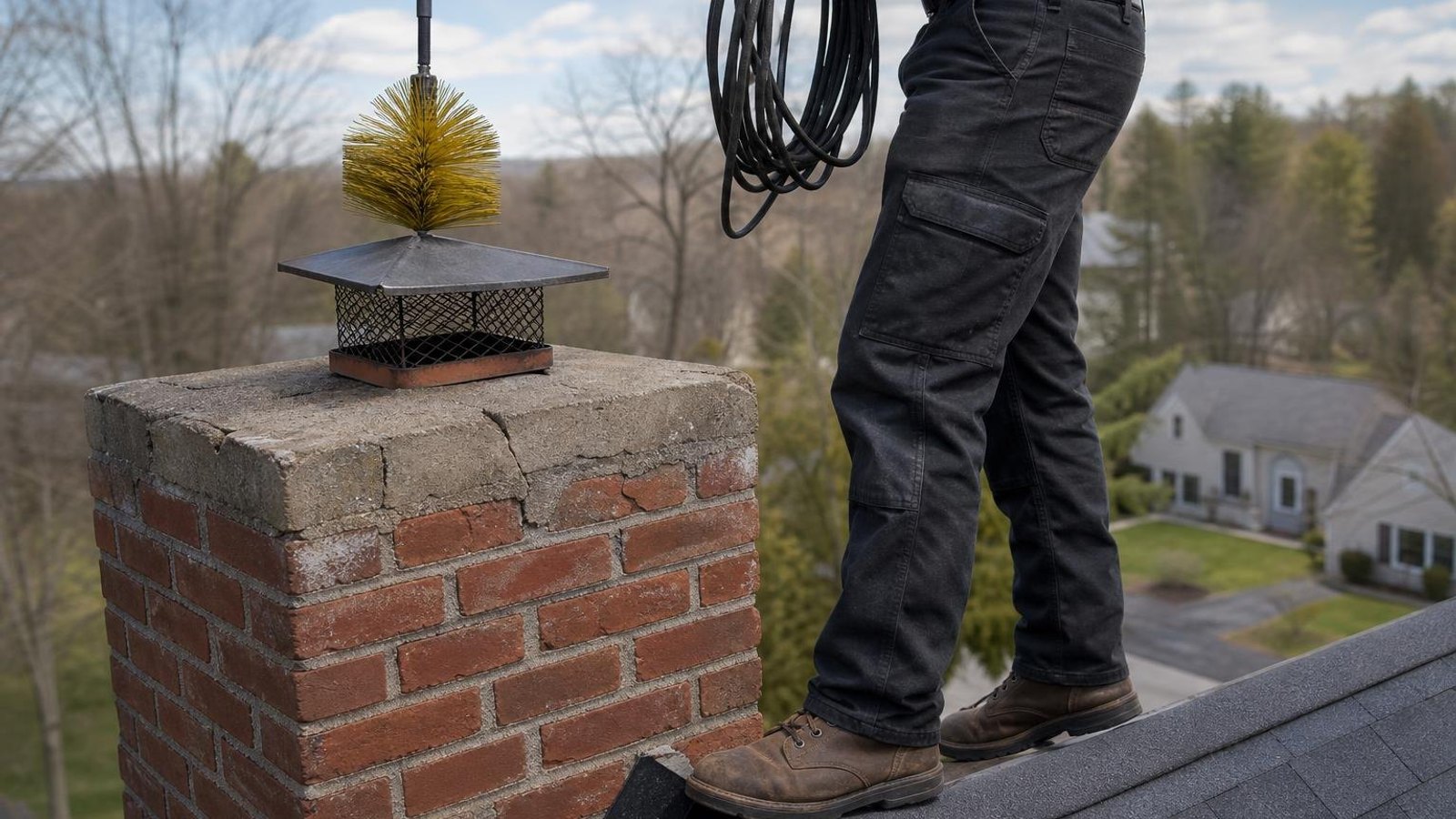 Local chimney sweep & inspection for New Canaan homes
